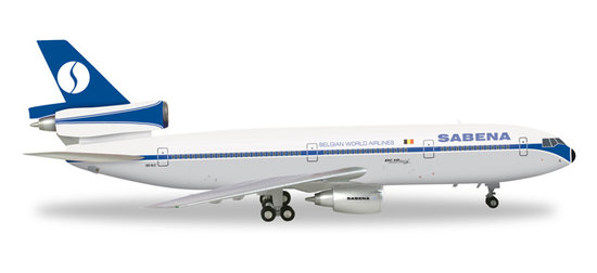 Das Flugzeug McDonnell Douglas DC-10-30 Sabena (1980er Farben)